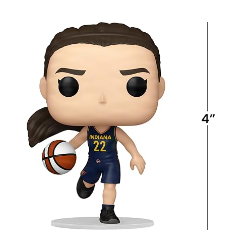 Funko Pop! WNBA: Fever - Caitlin Clark | Mercancía Oficial de Deportes - Figura de Vinilo Coleccionable para Decoración - Regalo de Cumpleaños para Fans