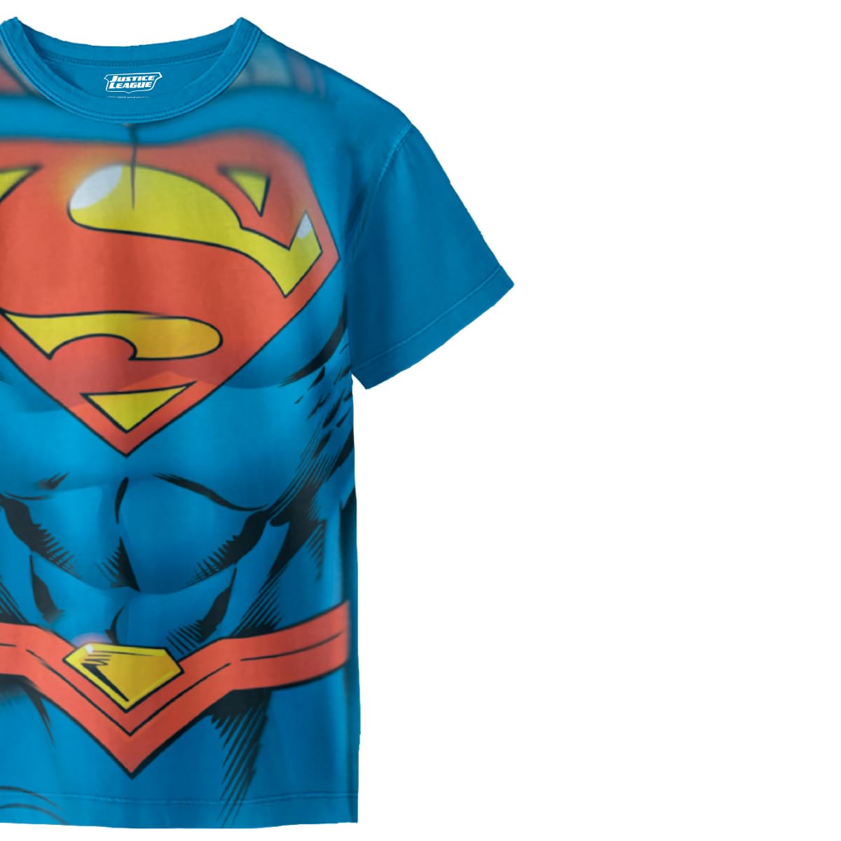 Justice League Superman Costume Playera Casual Estampada para Niños 8