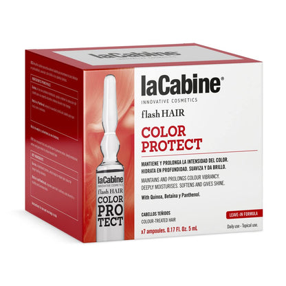 laCabine Caja de Ampolletas Capilares Flash Hair Color Protect 7 x 5ml