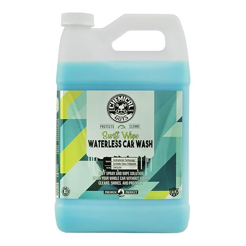 Chemical Guys Swift Wipe Sprayable Waterless Car Wash, Limpia Fácilmente - Sólo Pulverizar y Limpiar, Seguro para Automóviles, Camiones, Motocicletas, RVs y Más, 3.79 L