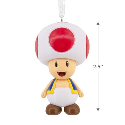 Hallmark - Adornos de Navidad para Nintendo Super Mario Toad, Regalos para Jugadores