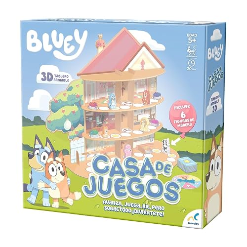 Novelty Corp - Juego De Mesa Bluey Casa De Juegos