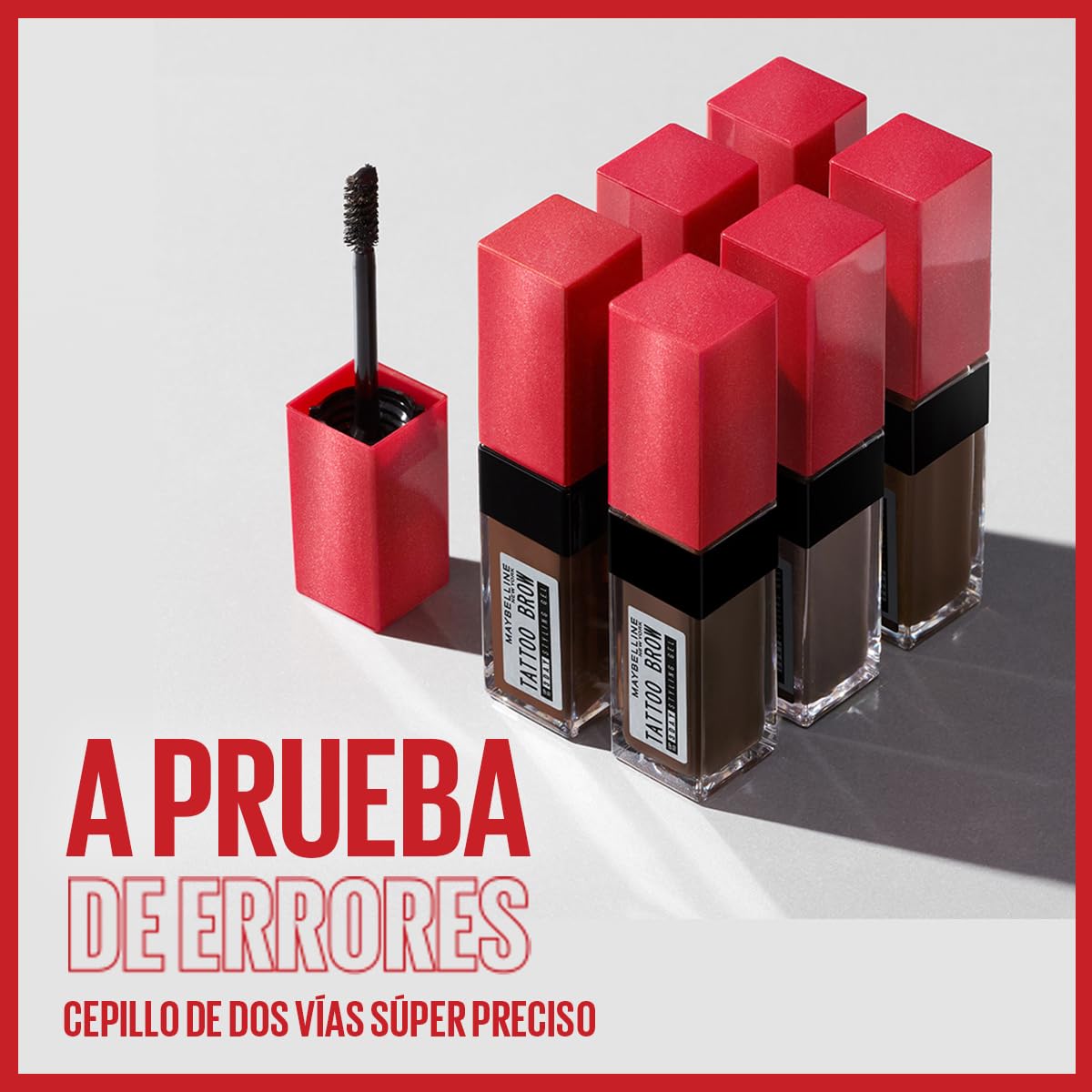 Maybelline Estilizador de cejas en gel de facil aplicación, Tattoo 3D tono Warm, 21g