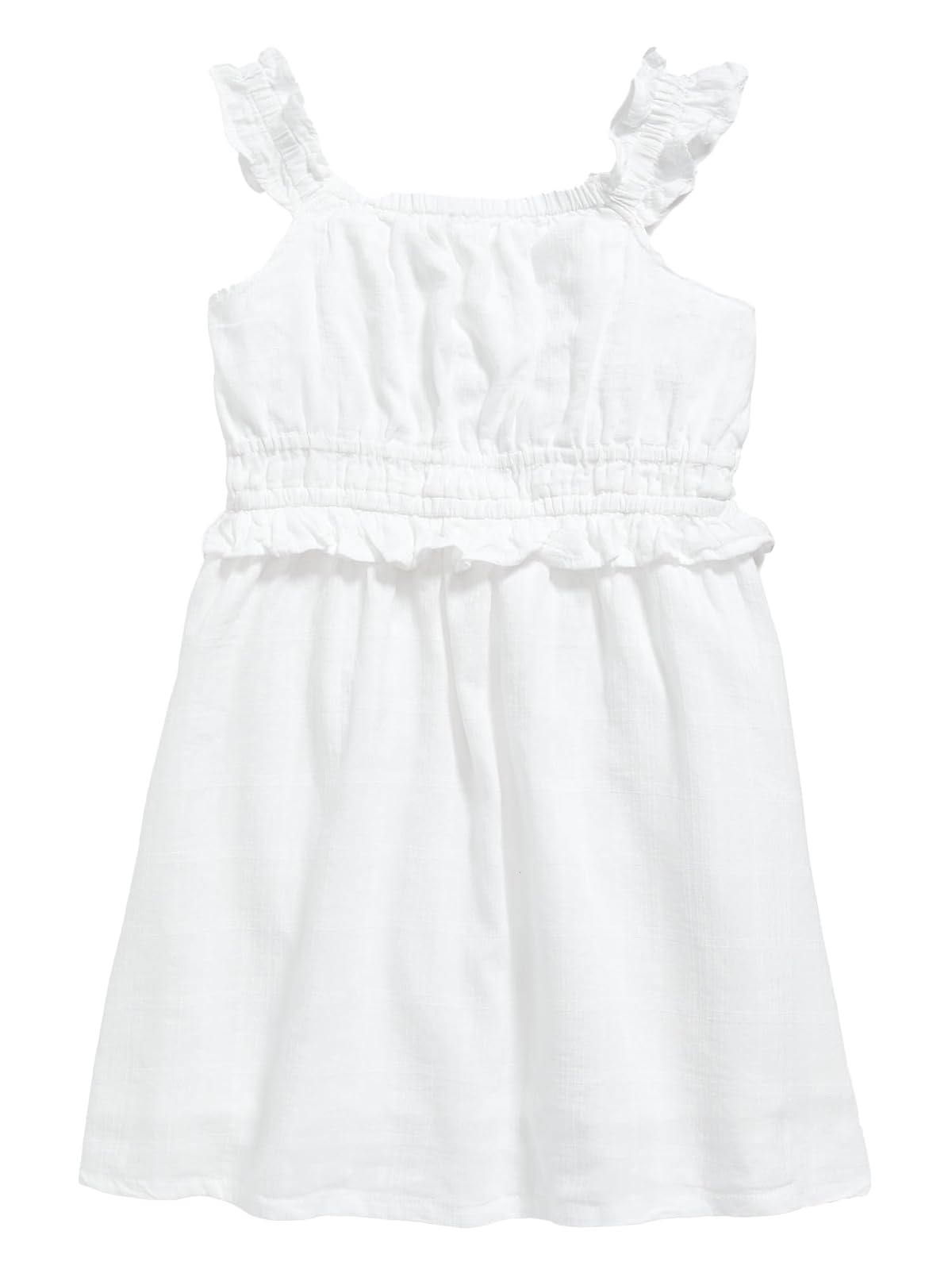 Old Navy Vestido Bebé-Niñas, Blanco, 12-18M