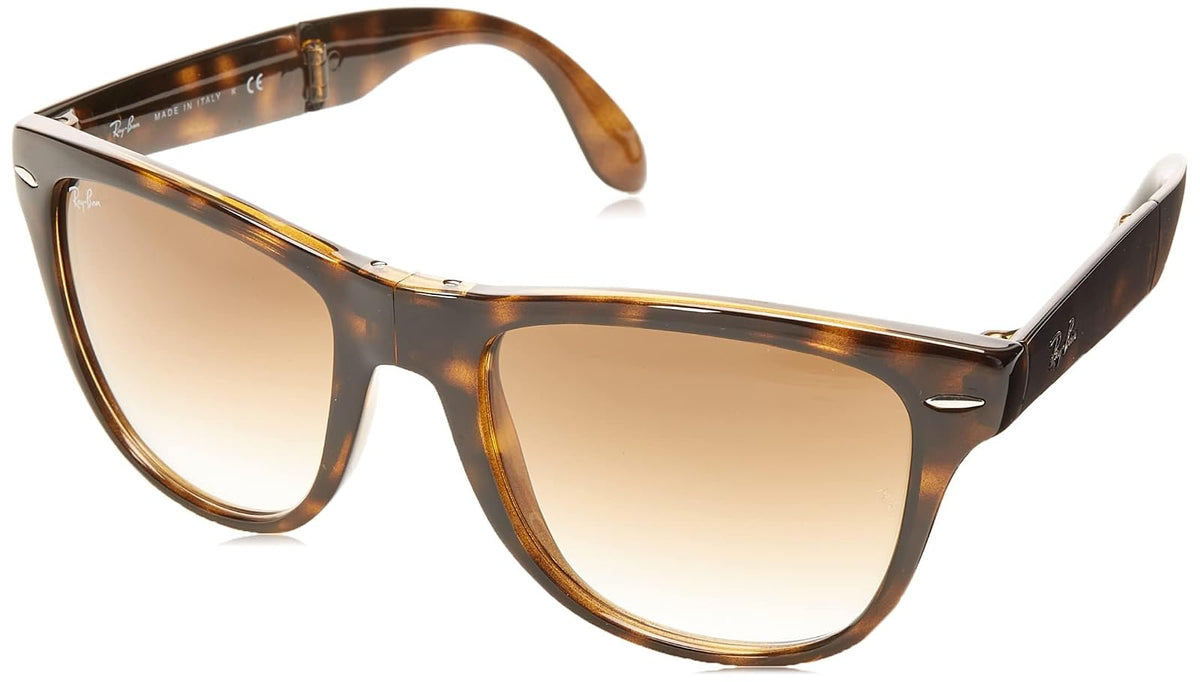 Ray-Ban RB4105 - anteojos de sol plegables - 50 mm - Habana Claro - café Gradiente Transparente