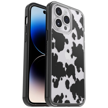 OtterBox Symmetry Series Funda para iPhone 14 Pro Max - Solo funda - Estampado de vaca