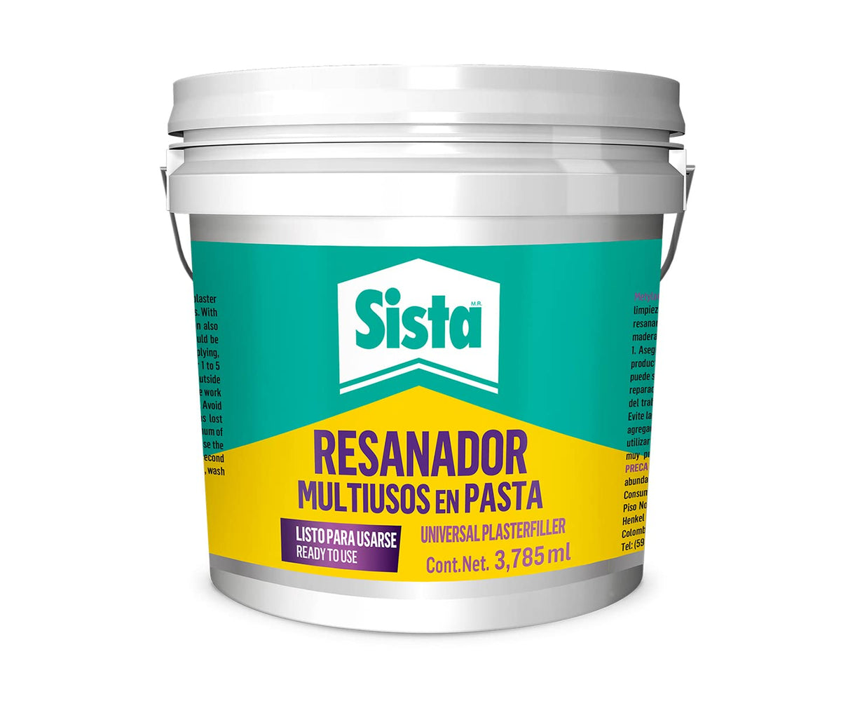 Sista Resanador Multiusos Pasta para Paredes Blanco - 3.78l