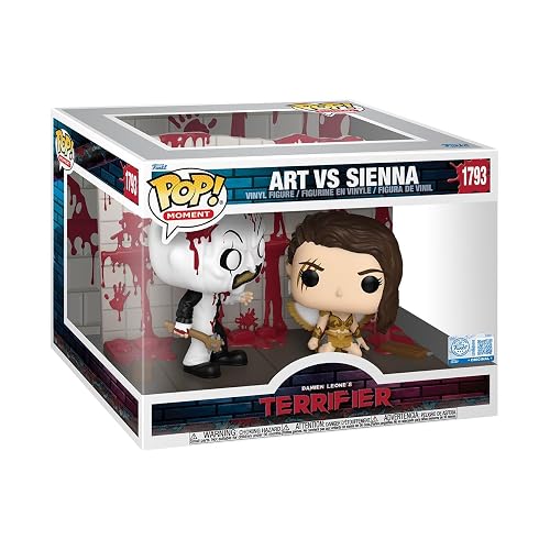Funko Pop! Moments: Terrifier 2 - Art vs Sienna | Mercancía Oficial - Figura de Vinilo Coleccionable para Decoración - Regalo de Cumpleaños para Fans