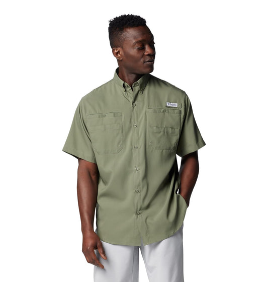 Columbia Men's Tamiami II Short Sleeve Shirt, Cool Grey