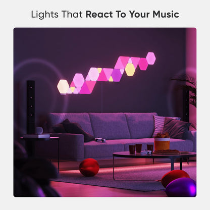 Nanoleaf Shapes - Kit de expansión de iluminación LED inteligente con 3 triángulos