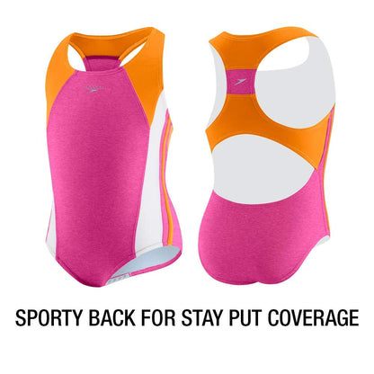 Speedo Girls Solid Infinity