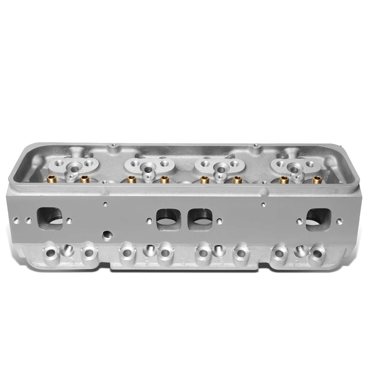 DNA Motoring CYLH-SBC-350 Cabezal Cilindro Aluminio Plateado para Motores SBC 302/327/350/383