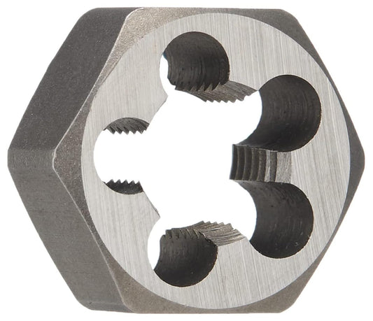 Drill America - Troquel hexagonal de acero al carbono de 1/4"-27, serie DWT