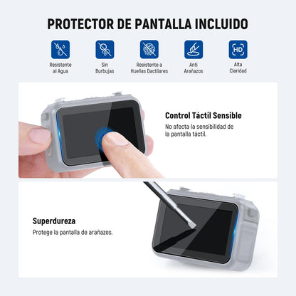 NEEWER Filter Set ND Compatible con dji Osmo Nano (ND8/16/32/64/UV/CPL), Atornillar Cámara Acción Filtro Objetivo Multicapa Cristal Óptico Accesorios Templado Cristal Protector Pantalla, 6 Paquetes