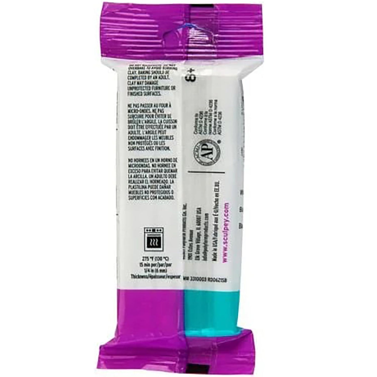 Polyform Sculpey III Polymer Clay, 8-Ounce, White