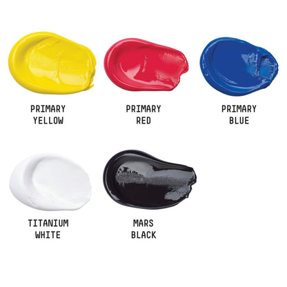 Liquitex-Basics Pintura acrílica , Set de color, Colores Variados, 75 ml, 1, 1