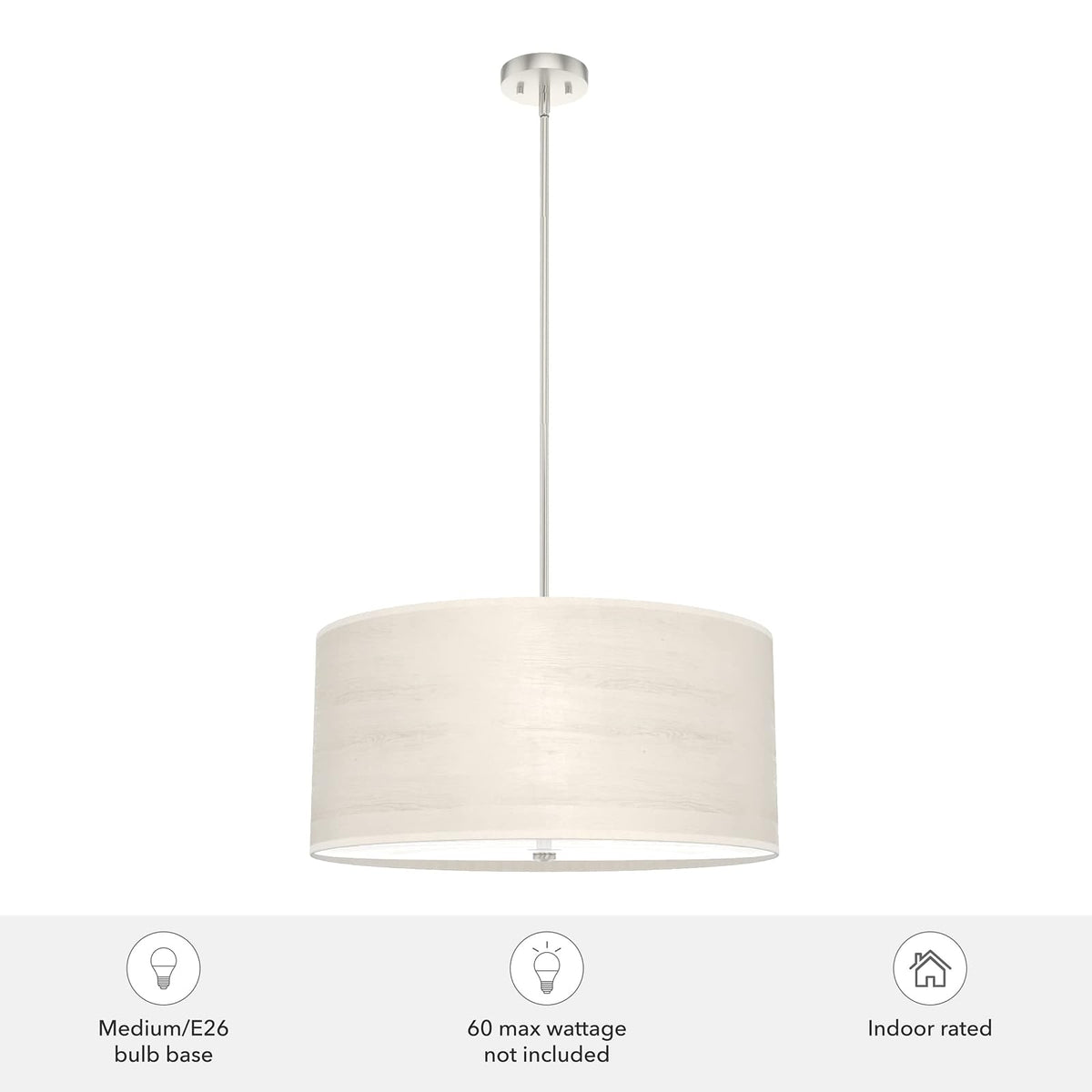 Hunter Fan, Colgante Solhaven, Luminaria Colgante, Aliso