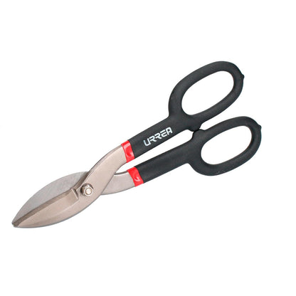 Urrea 320G Tijera para hojalatero con mango rubber grip 10"