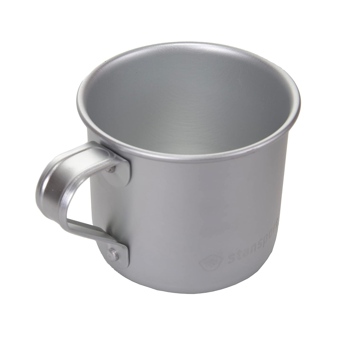 Stansport Tazas de aluminio para bebidas – Paquete de 2 – Tazas de viaje – 12 onzas – Mochilero pesca caza