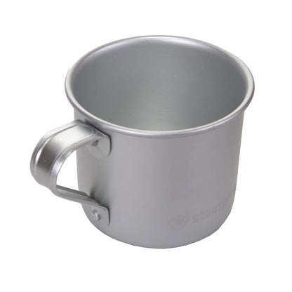 Stansport Tazas de aluminio para bebidas – Paquete de 2 – Tazas de viaje – 12 onzas – Mochilero pesca caza