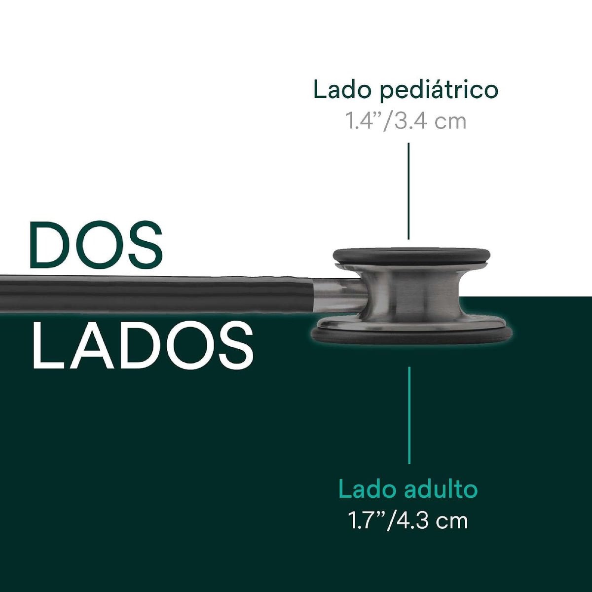 3M Littmann Estetoscopio Classic III, Manguera Color Ciruela, Acabado Espejo, 69 cm (Modelo 5960)