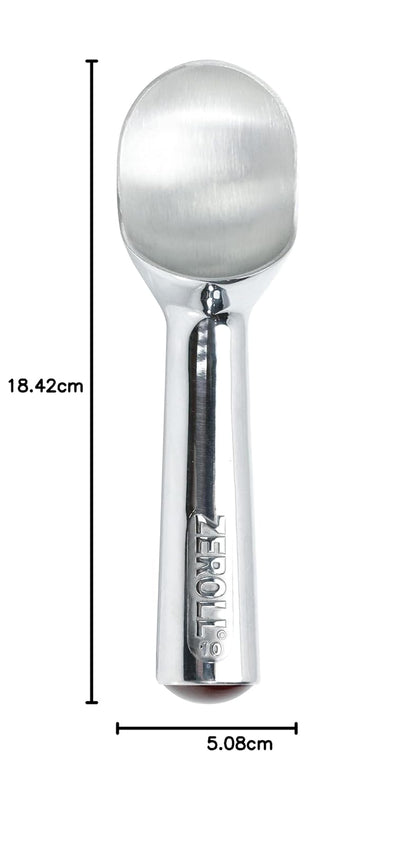 Zeroll 1010 - Cucharada de helado, diseño de aluminio, Plata/Marrón