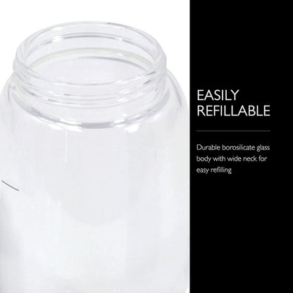 COLE & MASON | Aceitera o Vinagrera Duo 23 cm | Dispensador de Aceite y Vinagre | Botella de Vidrio para Cocina y Ensaladas | Diseño 2 en 1 | Mod. H103069U