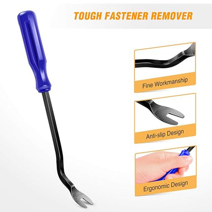 GOOACC Auto Trim Removal Tool Kit No-Scratch Tool Kit for Car Audio Dash Panel Window Molding Fastener Remover Tool Kit