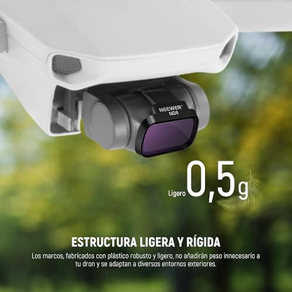 NEEWER ND Filter Set Compatible con dji Mini 4K/2 SE/SE/2/Mavic Mini (Paquete de 3), CPL/ND8/ND16 Filtros Densidad Neutra Cristal Óptico HD Multicapa Accesorios Lentes Cámara Drones, FL-C41