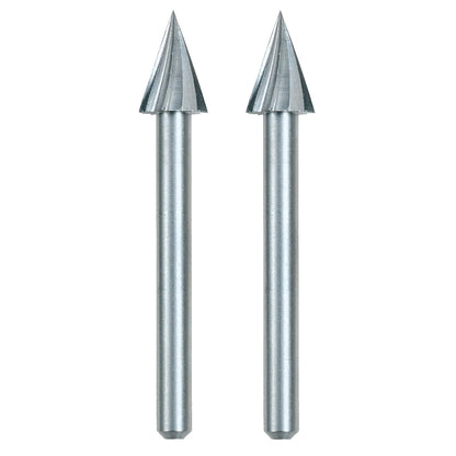 Dremel 125 Fresa de Alta Velocidad 1/4 Pulgadas, 2 Piezas