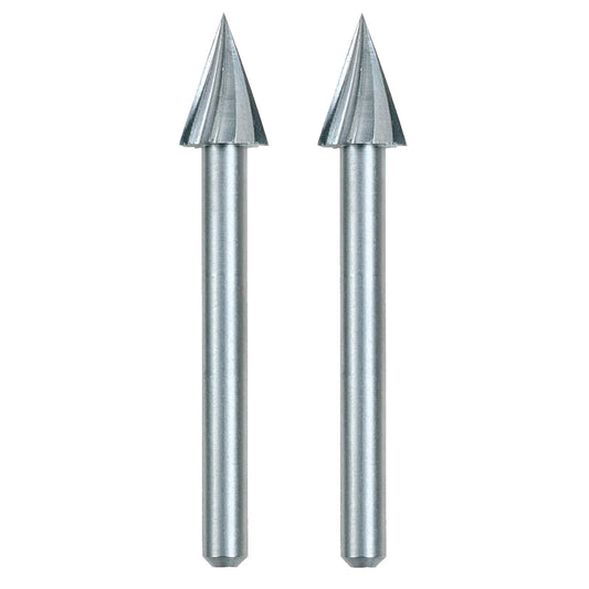 Dremel 125 Fresa de Alta Velocidad 1/4 Pulgadas, 2 Piezas