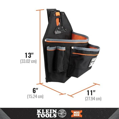 Klein Tools Quickly Attach and Release from Tool Belts and MODBox Rail System