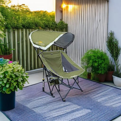 GCI - Mecedora Plegable para Exteriores con Parasol