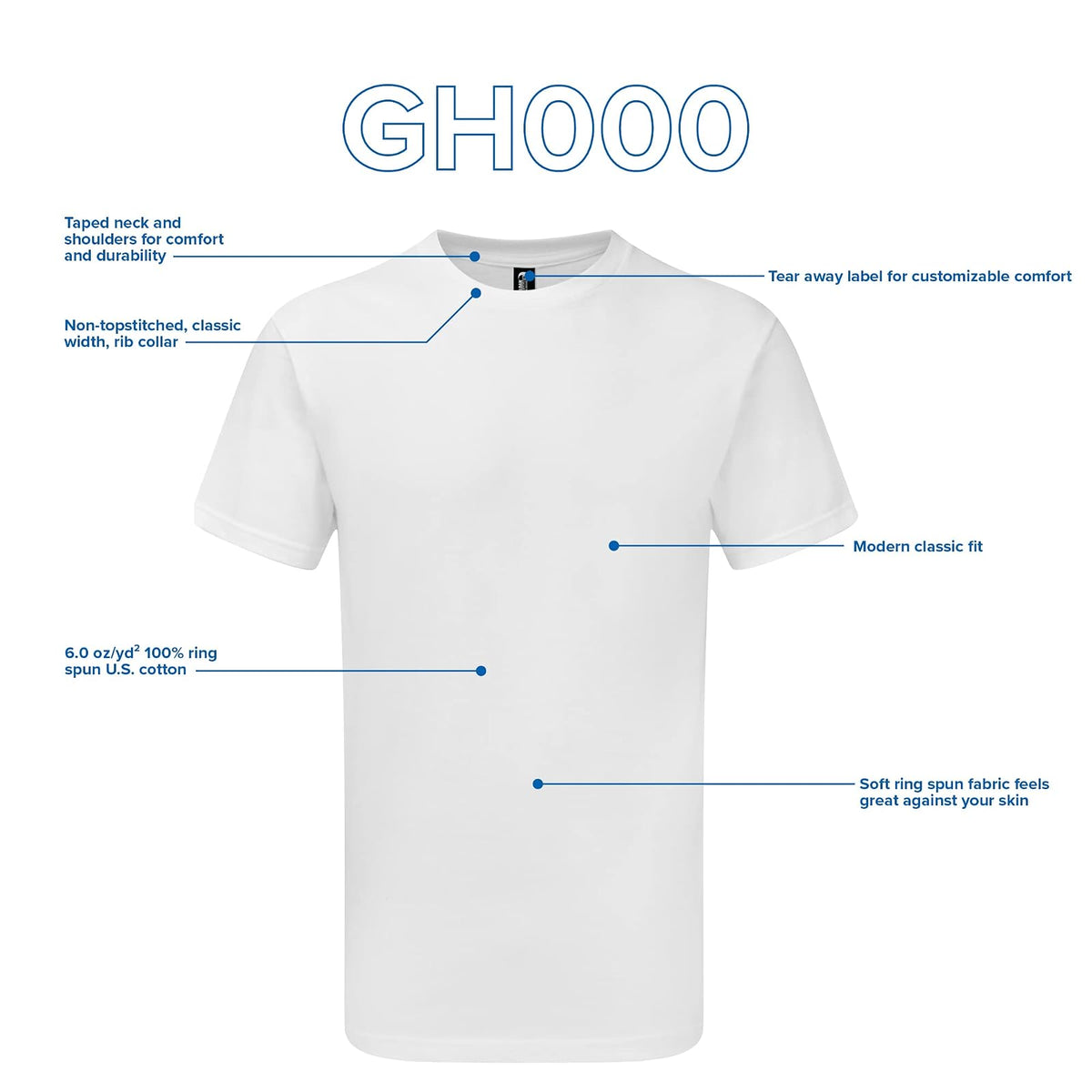 Gildan Hammer Playera de Adulto Camiseta para Hombre