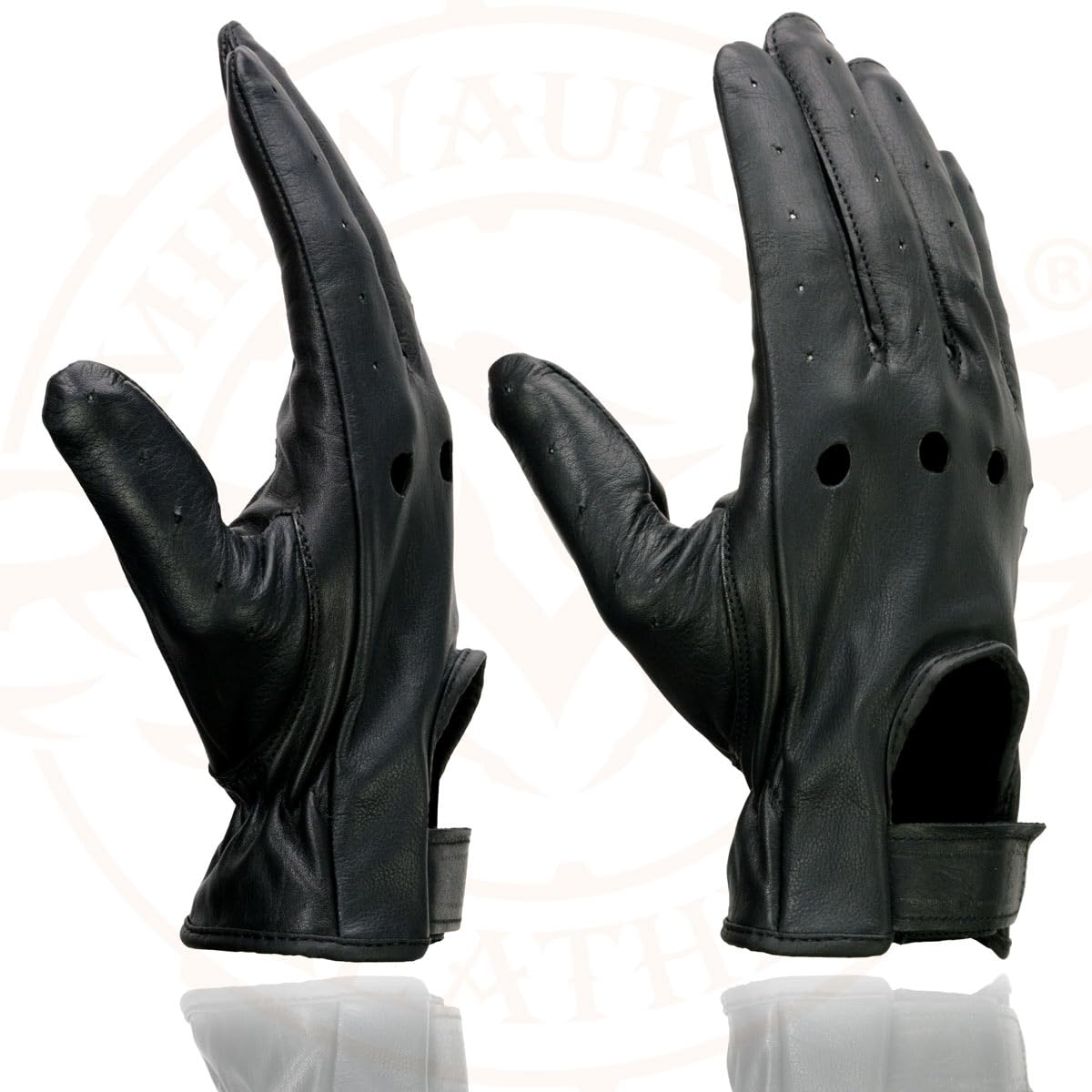 Milwaukee Leather Men's Glove (Black, Medium)