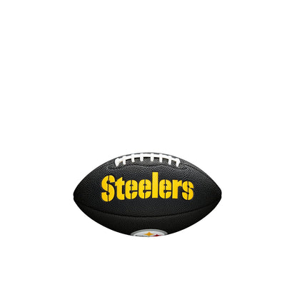 Wilson NFL Team Alliance Mini Balón de Fútbol Americano - Steelers de Pittsburgh - Mini - Negro -