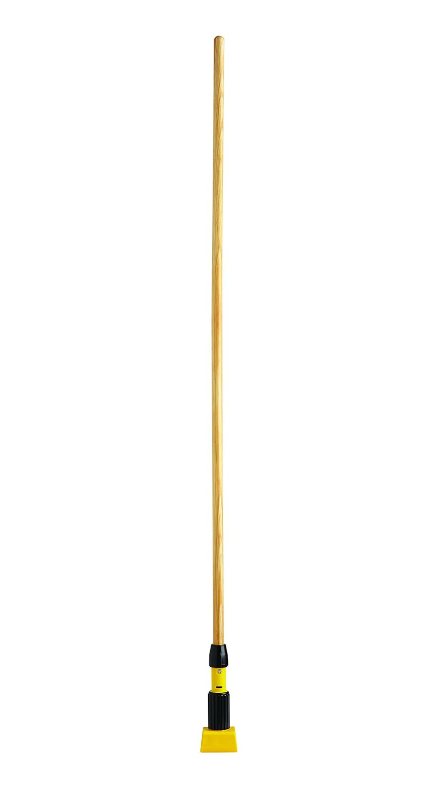 Rubbermaid Commercial Products - Mango de mopa húmeda de madera de 60 pulgadas, natural, para limpieza profesional e industrial, compatible con mopas de diadema de 5 pulgadas