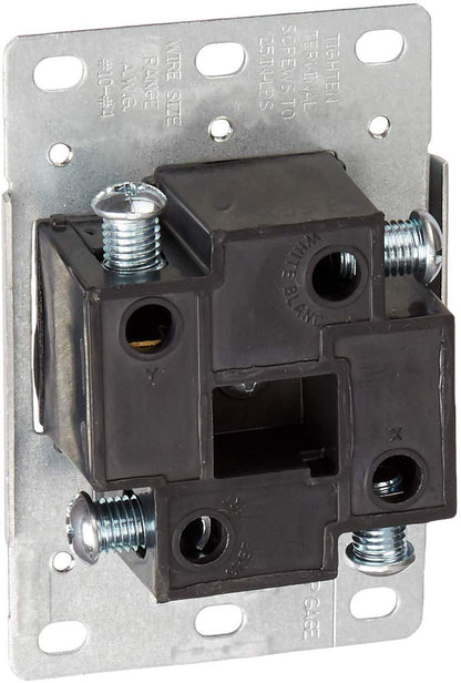 Leviton 00279-S00 Receptáculo Entrada Recta, Grado Industrial, 50A, 125/250V, 3P, 4H, Nema 14-50R
