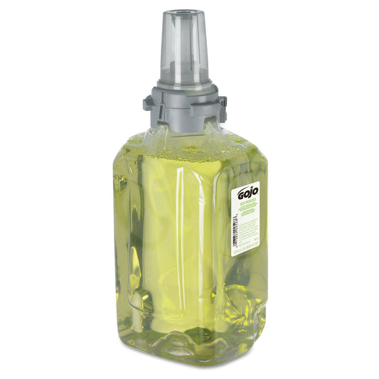 Gojo Lavado de manos y ducha de espuma, fragancia cítrica y jengibre, recambio de espuma ADX-12 dispensador de jabón estilo empuje (paquete de 3) - 8813-03