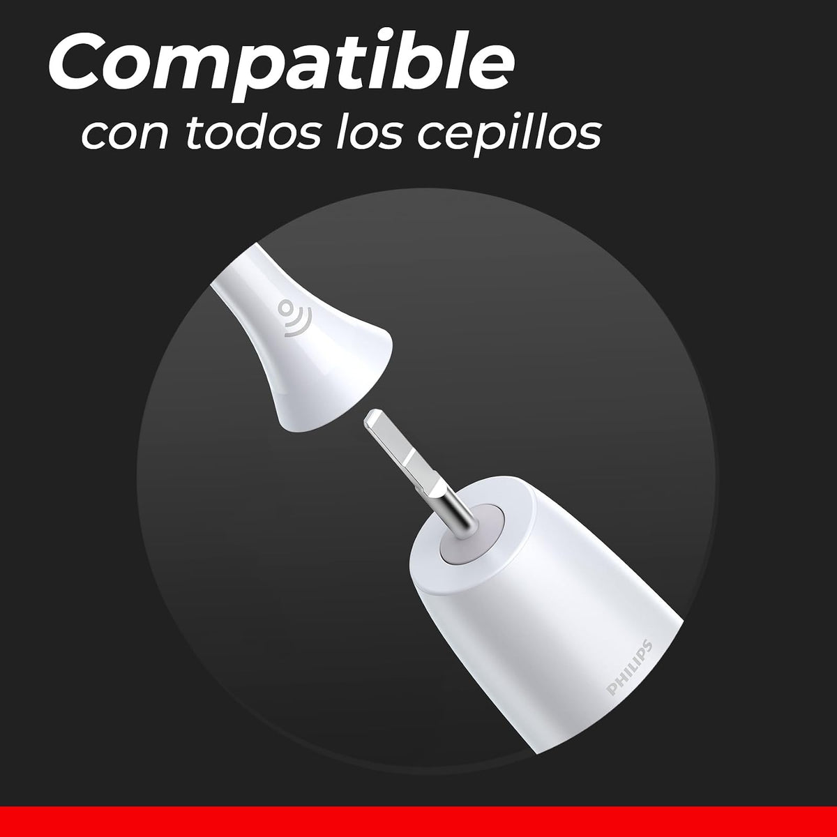 Philips Colgate Repuesto Cepillo Eléctrico SonicPro 2 pack | Hasta 100% Menos Manchas en Solo 7 Días, Eliminan Manchas Superficiales, Blanquean y Pulen los Dientes