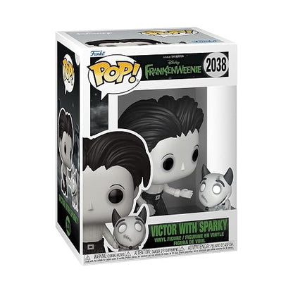 Funko Pop! & Buddy: Frankenweenie - Victor with Sparky | Mercancía Oficial de Cartoon/Animation - Figura de Vinilo Coleccionable para Decoración - Regalo de Cumpleaños para Fans