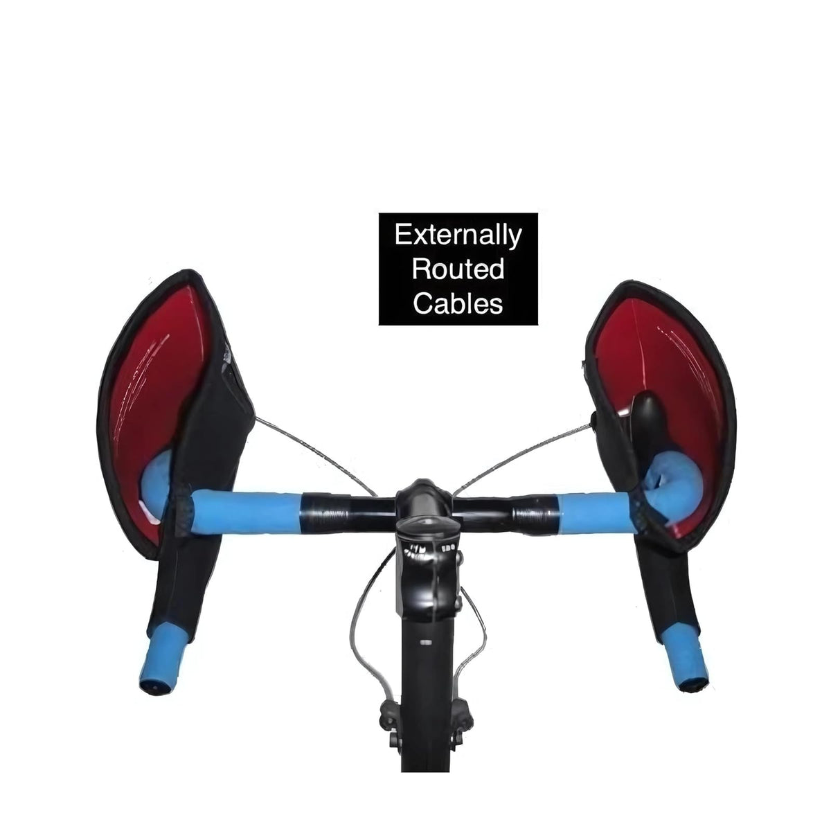Bar Mitts Manoplas de manubrio de Bicicleta de Carretera para Clima frío, se Adapta a Cambios Shimano con Cables de Cambio de Ruta Externa