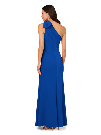 Adrianna Papell Vestido Largo de crepé elástico Vestido para ocasión especialMujer