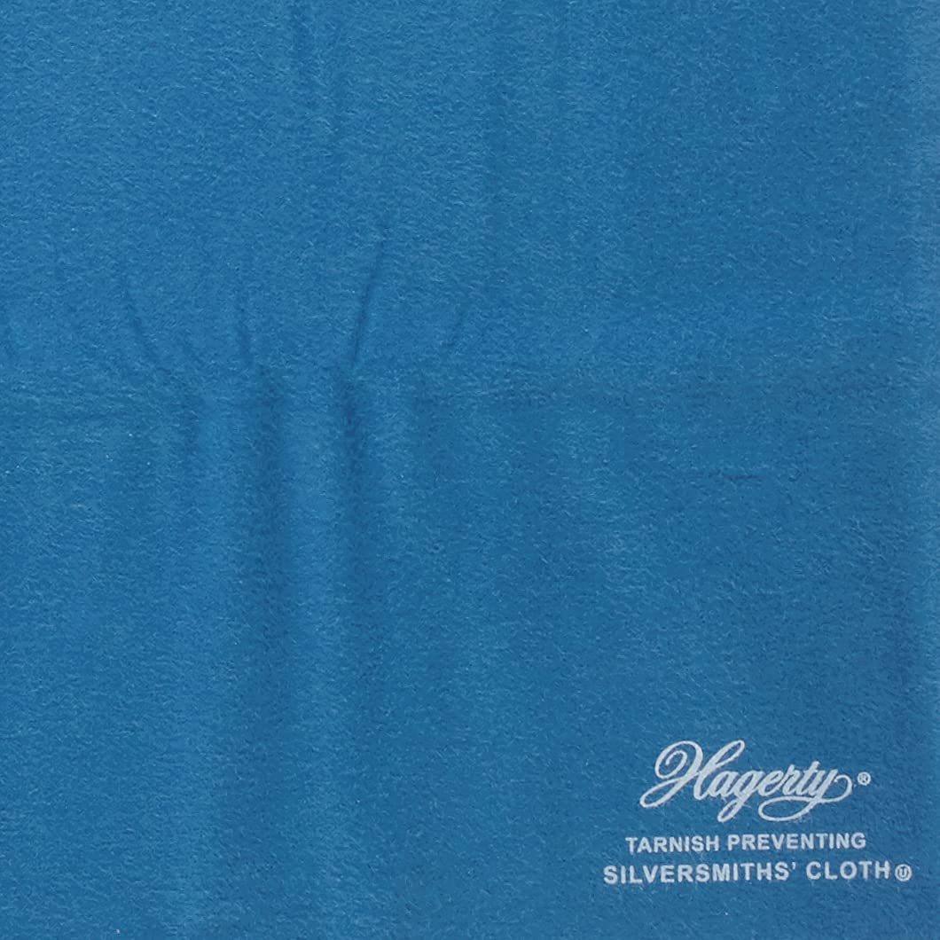 Hagerty Silver Keeper Holloware - Bolsa antideslustre para Cubiertos de Plata, Fabricada en Estados Unidos, Certificado Kosher - 24 x 30 Pulgadas, Azul (1 Unidad)