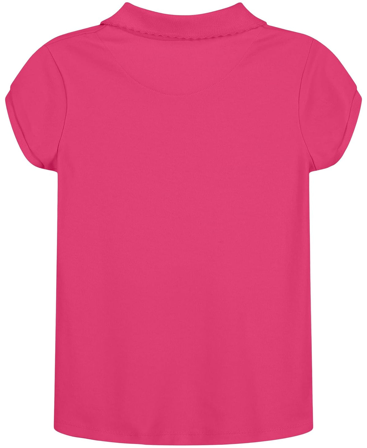 Nautica School Uniform Short Sleeve Polo Shirt, Button Closure, Soft Pique Fabric Camisa de poloNiñas