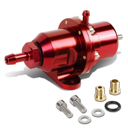 DNA Motoring FPR-T119-RD Regulador de Presión de Combustible para Honda Civic Si/CRV/Integra/NSX 1988-2001, Rojo