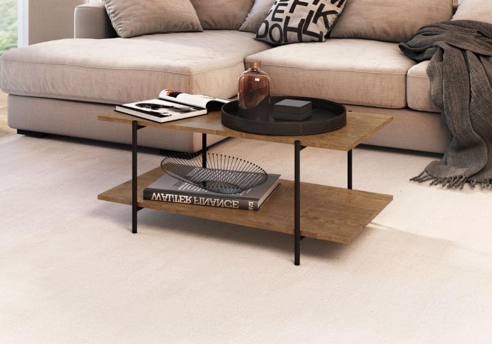 No Stress Mueble Mesa De Centro Artesano Industrial 27870-VN
