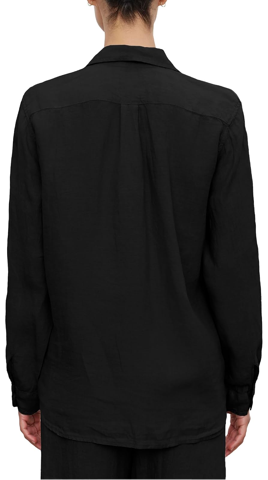Velvet by Graham & Spencer Mulholland Camisa de Lino Camisa Abotonada para Mujer