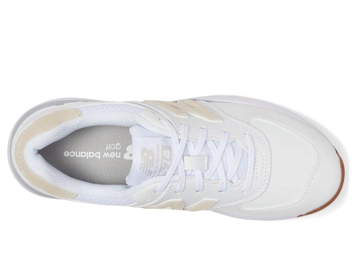 New Balance 574 Greens V2 - Tenis de Golf para Mujer, Blanco, 24.5 cm