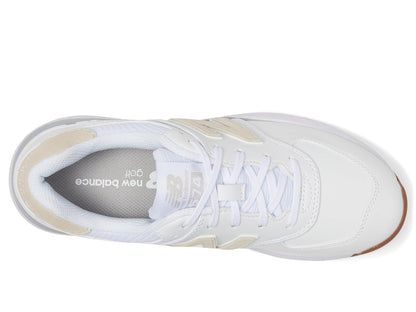 New Balance 574 Greens V2 - Tenis de Golf para Mujer, Blanco, 24.5 cm